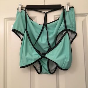 High Waisted Triangle Bikini